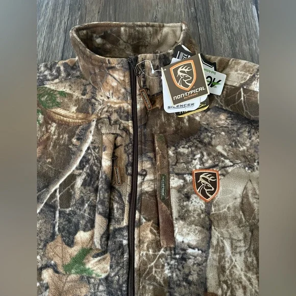 NWT Drake Non-Typical Windproof Silencer Fleece Jacket Realtree Camo 2XL - Picture 6 of 15